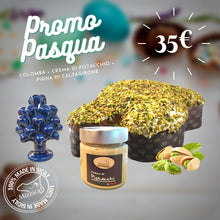 Carica l'immagine nel visualizzatore di Gallery, Colomba Artigianale al Pistacchio grande + Pigna di Caltagirone